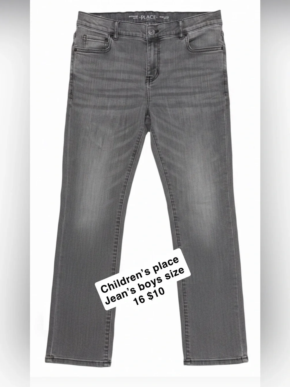 The Children's Place Gray Boys' Straight-Leg Jeans